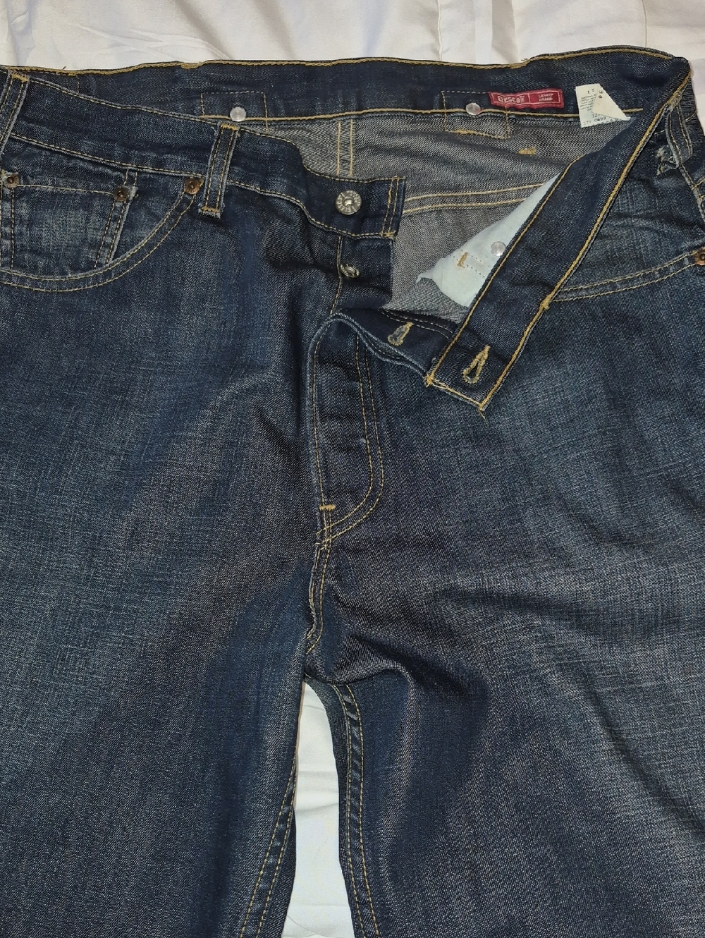 Rare Levi's Elesco Limited Dark Indigo  Men's Jeans Boot